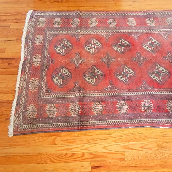 Vintage Red Moroccan Rug - Picture 7 of 8